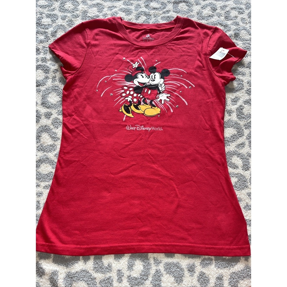 Walt Disney World Women Tops Disney Parks Size M Red New With Tags